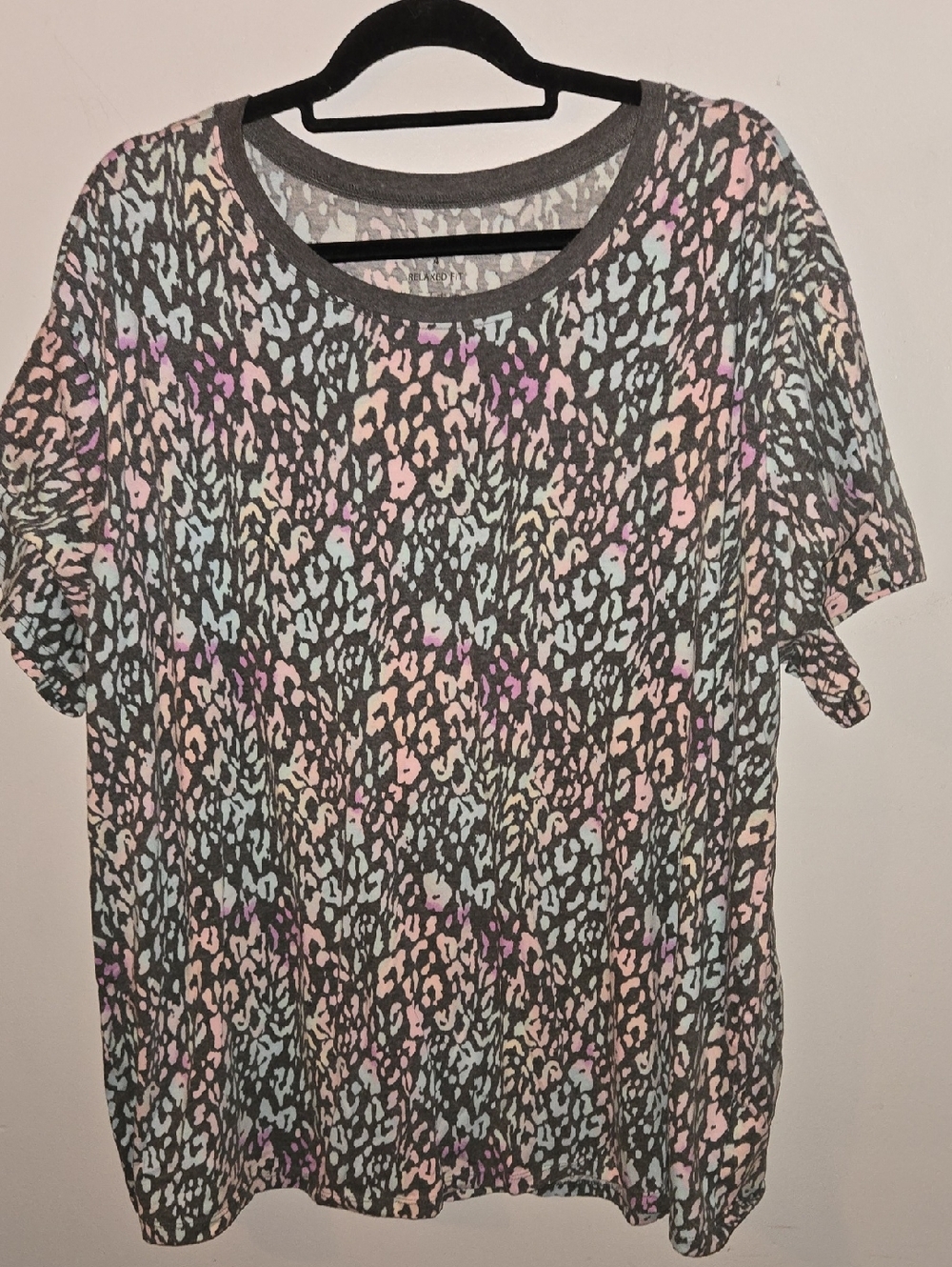 torrid Grey Tee with Pastel Animal Print